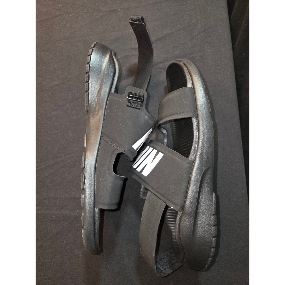 Nike Women's Adjustable Strap‎ Sandals Slides Black Comfort Casual